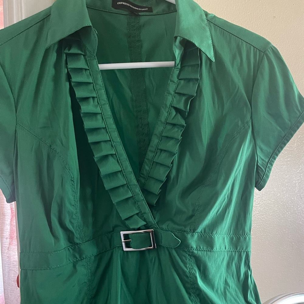 Green shirt